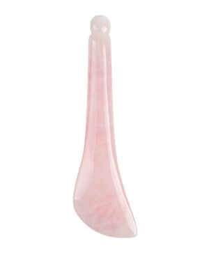 rose quartz massage gua sha wand