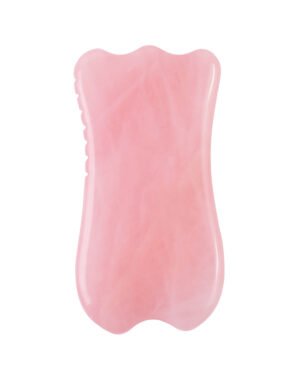 Rose Quartz Gua Sha Wide Fish-Shaped Wholesale