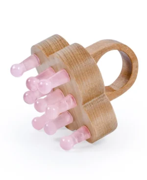 Wood & Jade Scalp Massager Wholesale