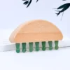 Wooden and Jade Head Massage Comb Wholesale (5)